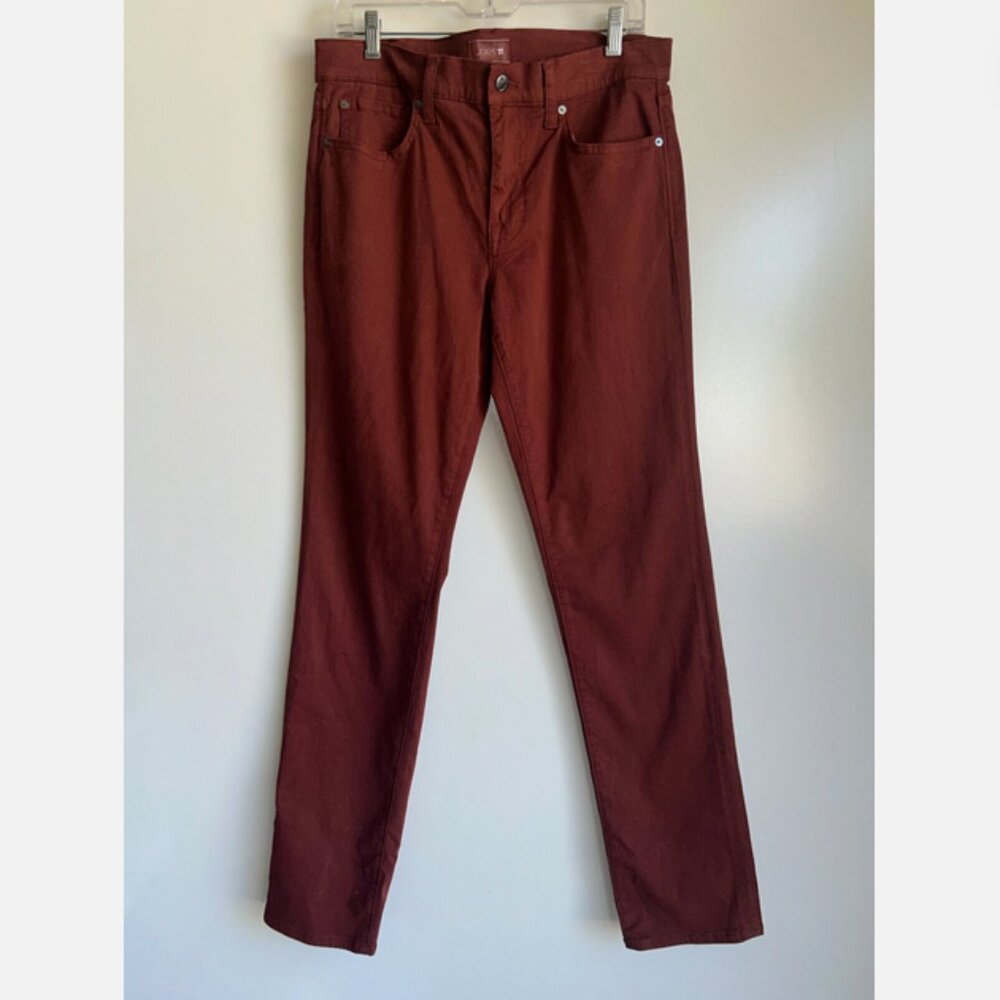 JOE'S Kinetic Brixton Straight + Narrow Cumberland Brown Jeans Size 31x34 ~EUC